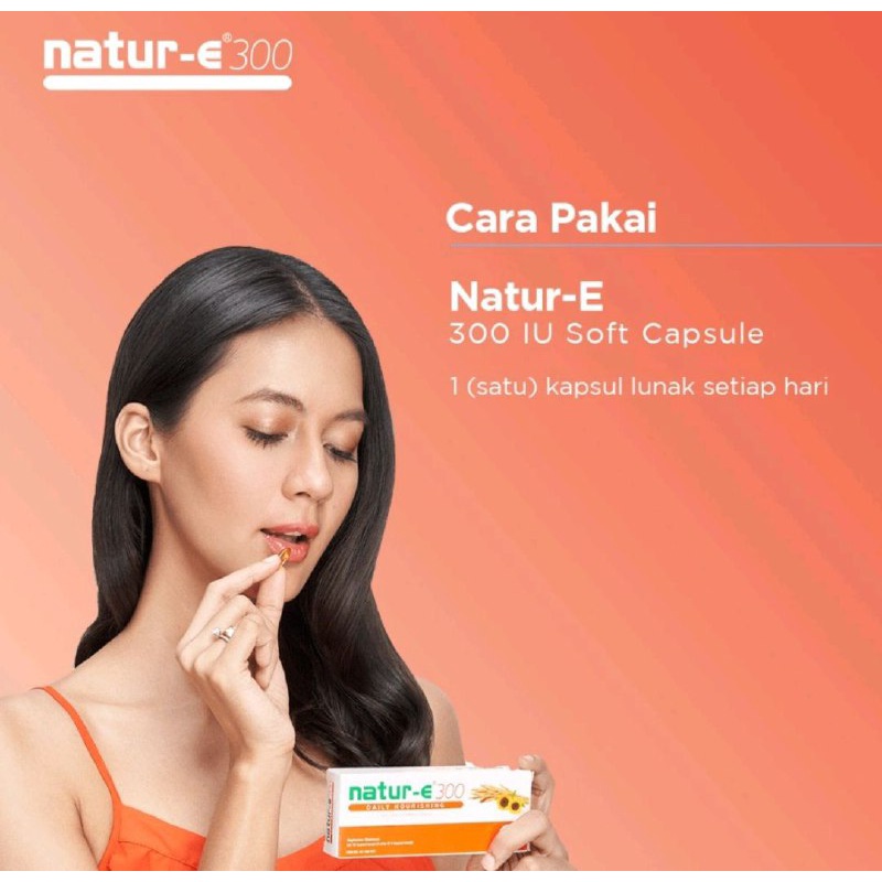 NATUR-E NOURISH VITAMIN E KAPSUL - NATUR E IU MULTIVITAMIN