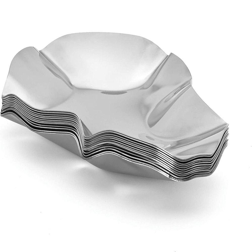 [Elegan] Piring Tiram 4 Pcs Dapur Grill Pan Shell Shaped Sauce Tray