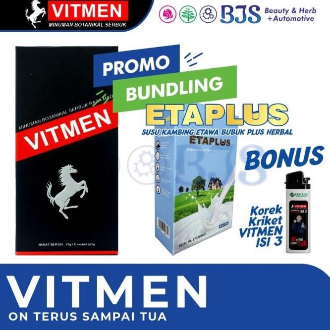 VITMEN ISI 5 + HERBAL VITMEN + VITMEN ORIGINAL + HERBAL STAMINA PRIA