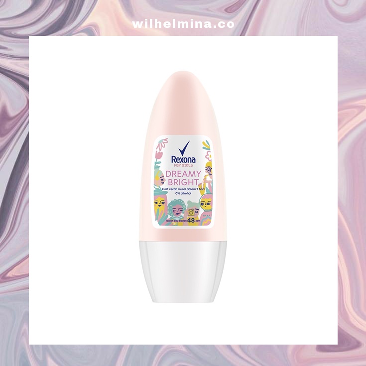(TERMURAH) Rexona Roll On (Deodorant Wanita Remaja) Dreamy Bright 40Ml