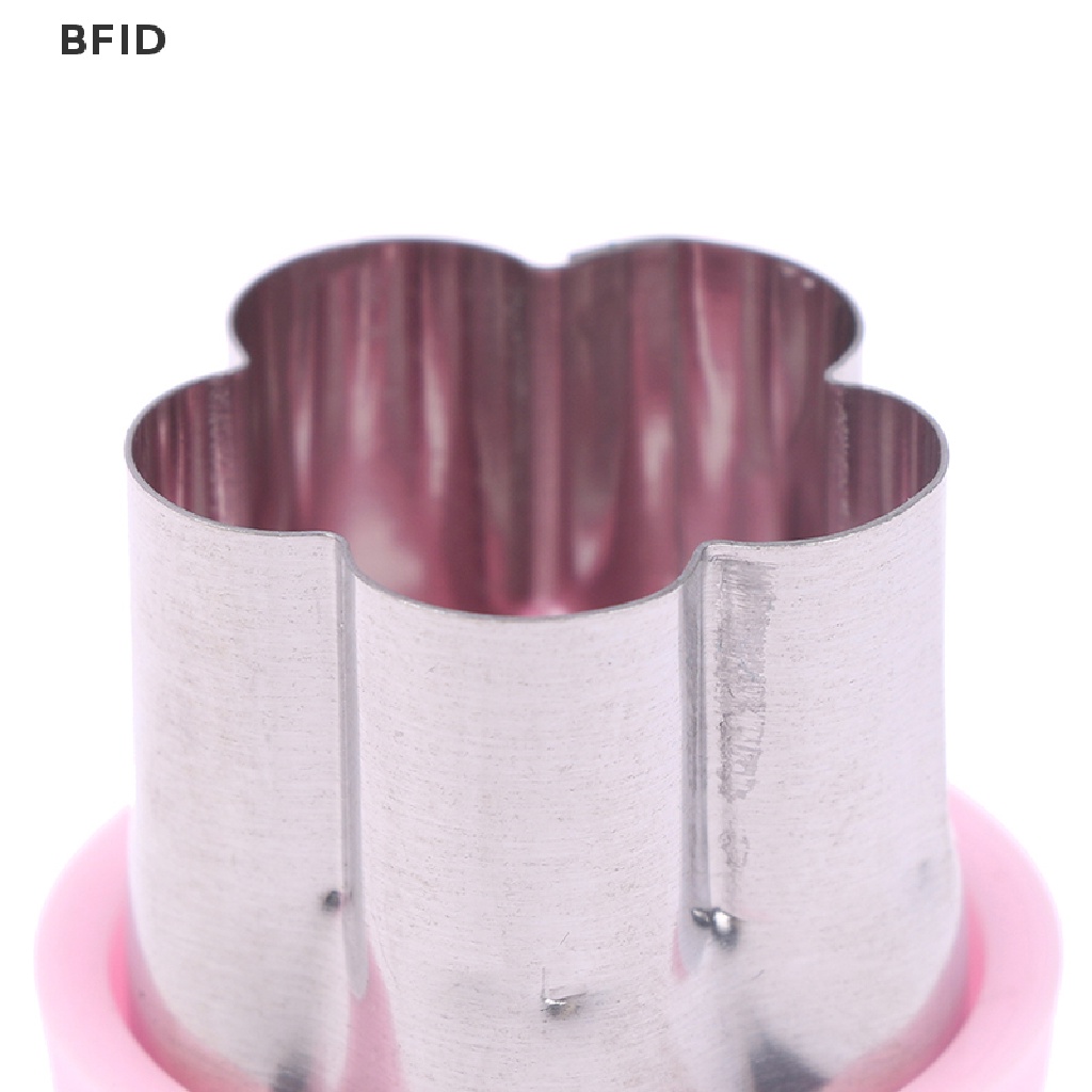 [BFID] Pemotong Sayuran Gagang Plastik Pink Stainless Buah Cutg Die Alat Dapur [ID]