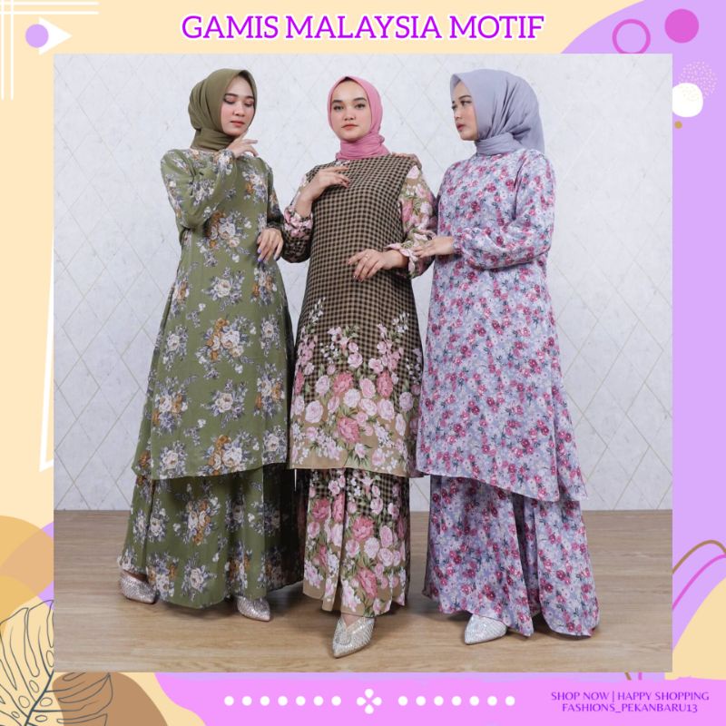 GAMIS MALAYSIA MOTIF