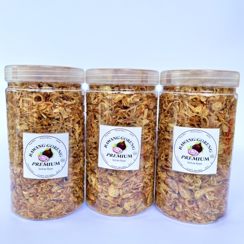 

250 gram BAWANG MERAH GORENG PREMIUM / BRAMBANG GORENG TOPLES MURAH GURIH RENYAH TANPA KULIT BREBES