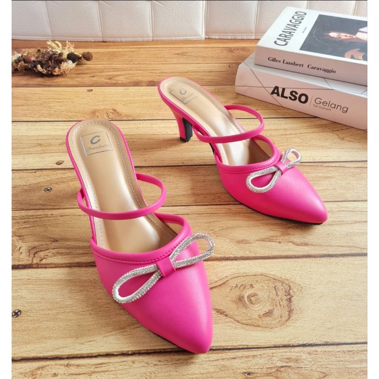 ABBUSHOES AG 27 sendal bapau pita jeli import indah 7cm