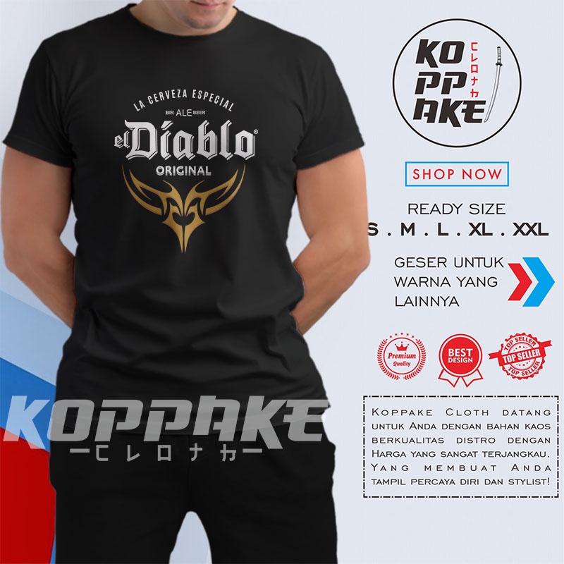 Kaos el Diablo Original Beer Baju Distro