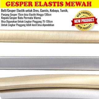 UP COD SmartGirl Belt elastis gesper gamis tunik dress ikat pinggang elastis model Permata 470-475