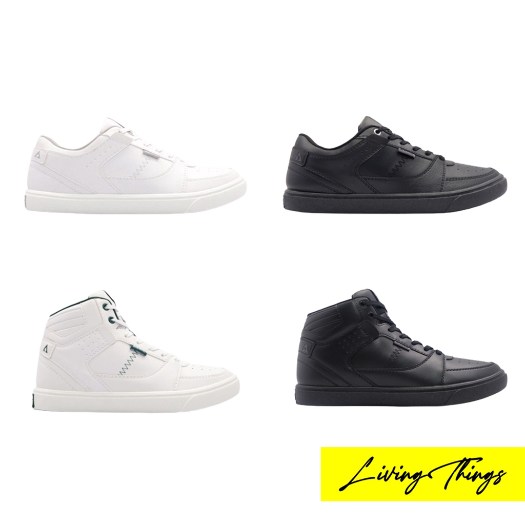 Aerostreet Hoops Low Abu Muda Putih | Hoops High Putih | Hoops Low All Black | Hoops High All Black 