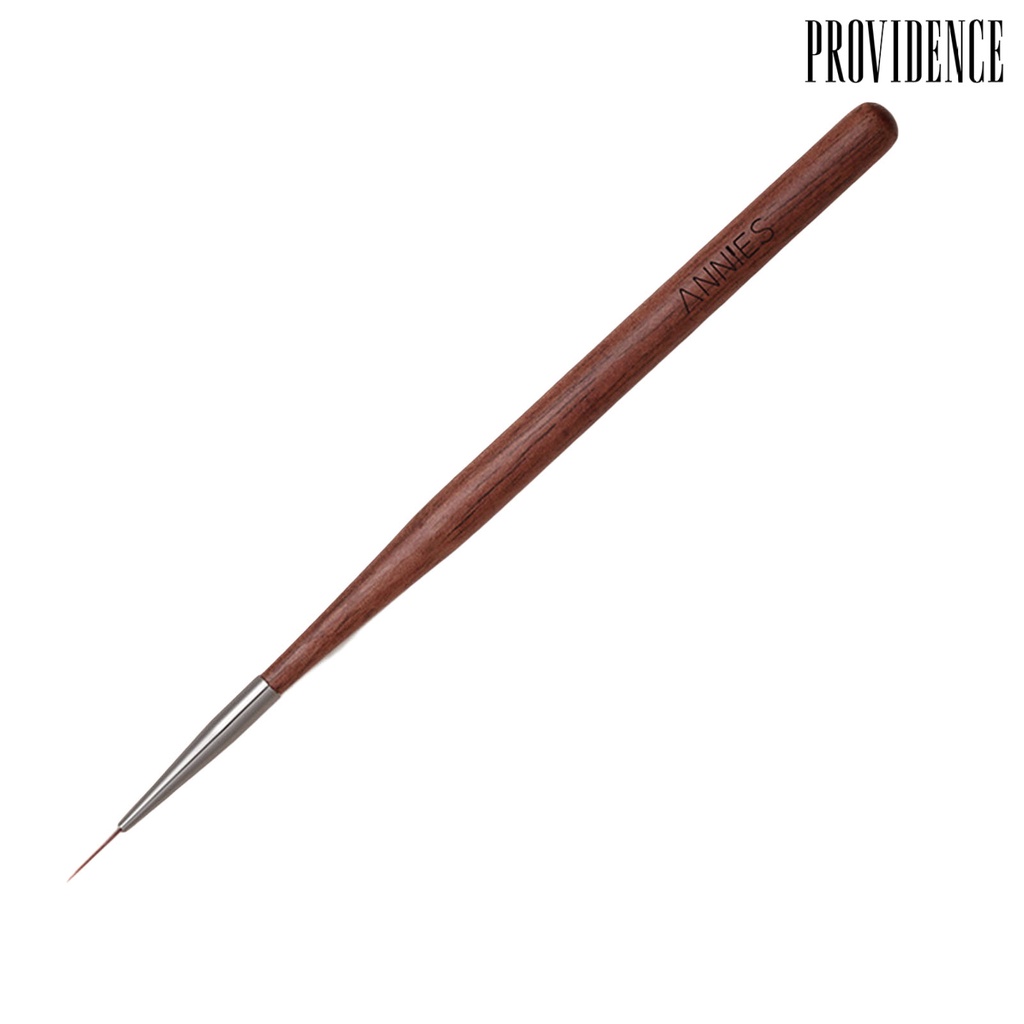 Providence Kuas Nail Art Bulu Lembut Panjang Tidak Menggeser Dapat Digunakan Kembali Nyaman Grip Manicure UV Gel Extension Gradual Shading Nail Menarik Garis Pen Alat Kuku