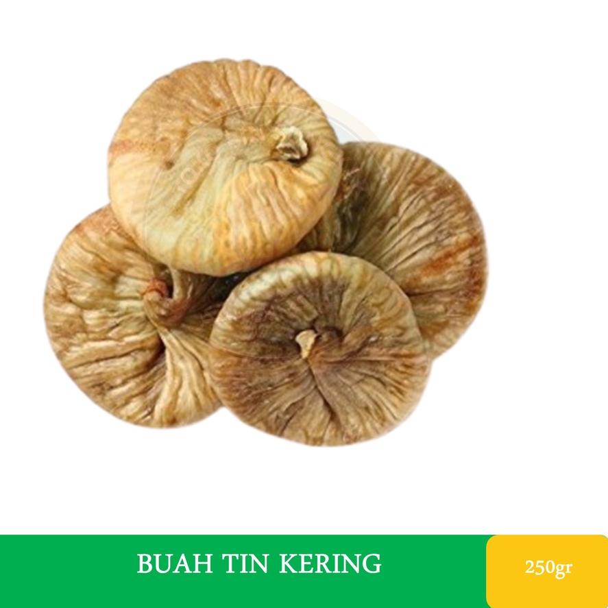 

Limited[TD4]-Buah Tin Kering Dried Figs Turki Buah Ara Kering Premium kemasan 250gr