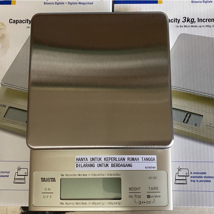 Timbangan Timbangan Kue Digital Tanita Kd 321