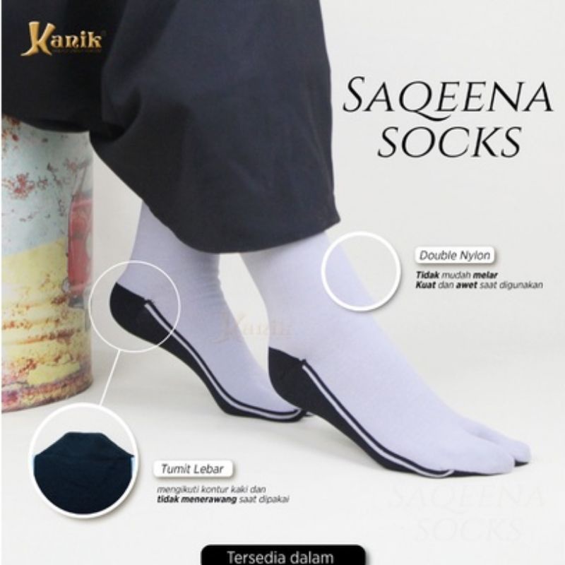 Kaos Kaki Jempol Anti Kotor Tumit Saqeena by Kanik SOKA