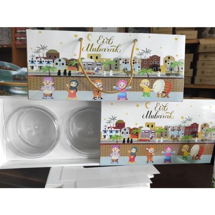 

Box Hampers Lebaran+ Paper Bag Kotak Kado Box Toples Kue Kering 500Gr 085