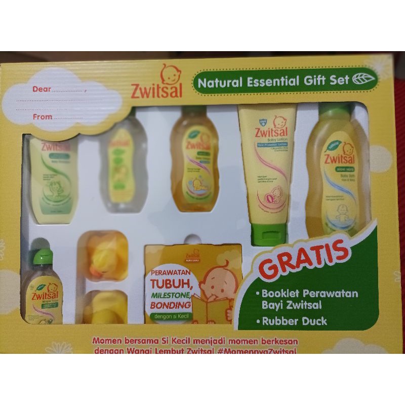 Zwitsal Natural Essential Giftpack Baby Giftset - Baby Hampers Gift