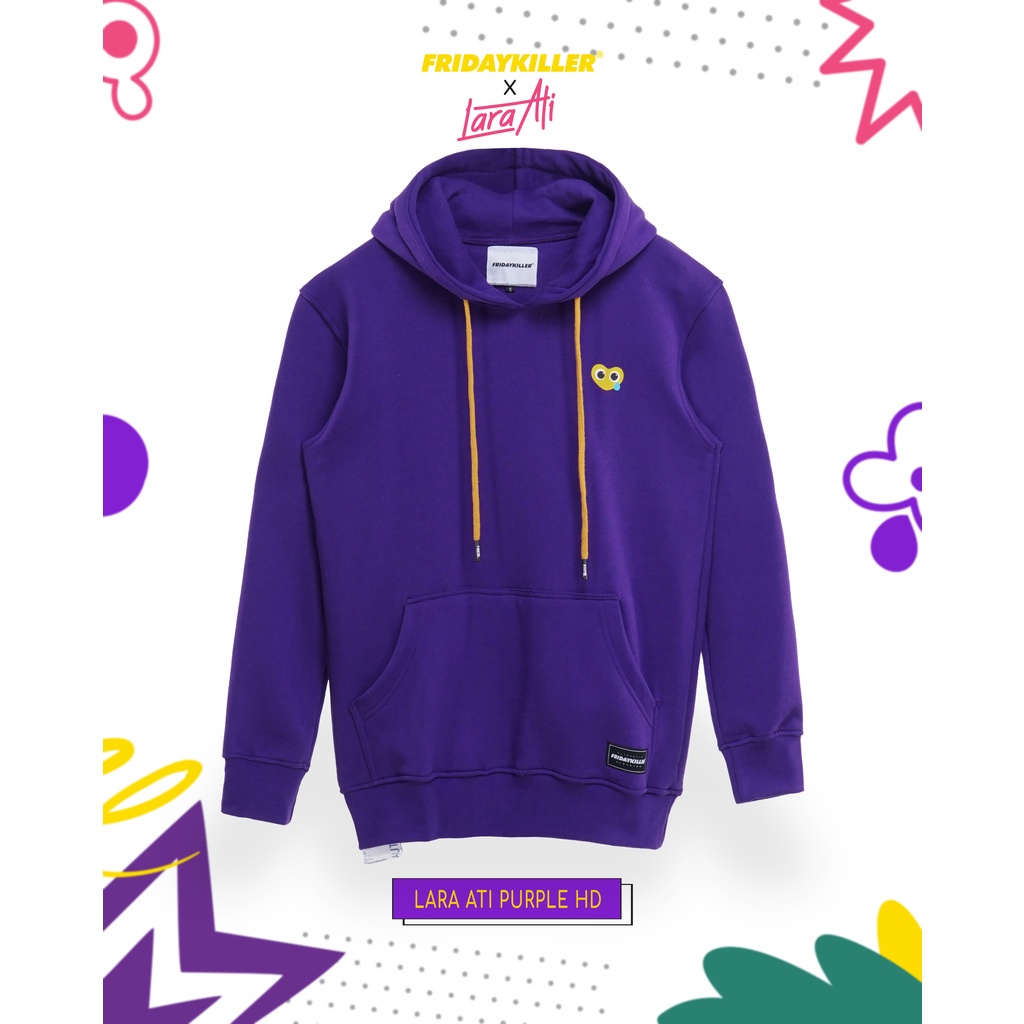 JAKET HOODIE SPECIAL FRIDAY KILLER X LARA ATI | LARA ATI PURPLE HOODIE