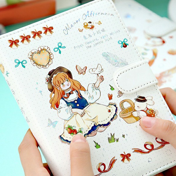 

Buku Tulis Diary Import Aneka Motif Magnet Snap Color Paper
