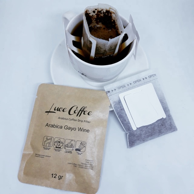 

READYYY PRODUK Kopi Arabica Gayo Wine Natural / Kopi Drip Filter 12gr