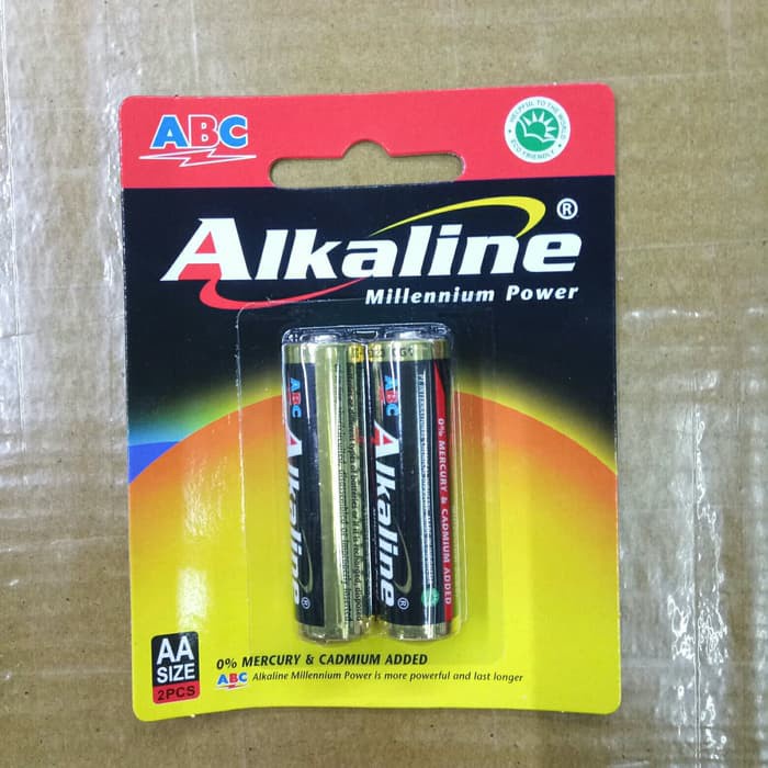 Baterai/Battery/Batere ABC Alkaline AA isi 2 pcs 1.5V - MS