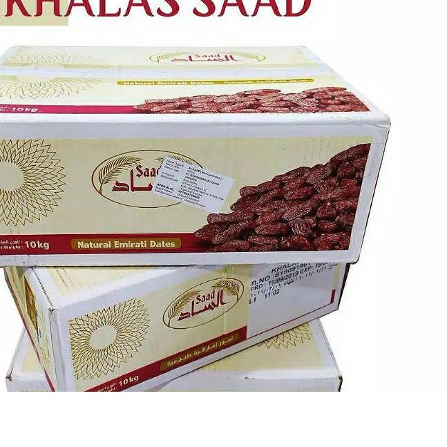 

Diskon [KP8] Kurma Khalas Saad Premium Asli 10 kg