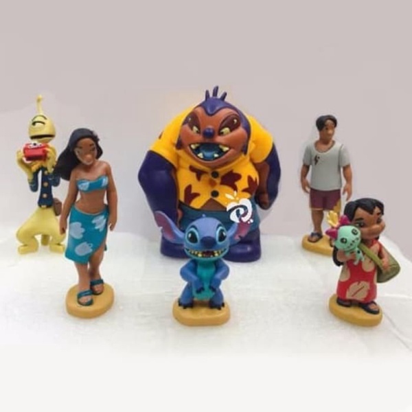 

Lilo isi Stitch Disney Figure Family Berkualitas Set pcs Stich Promo and 6 Lilo