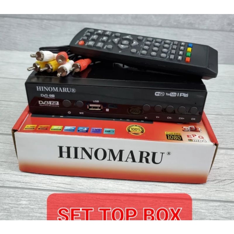 STB - Set Top Box HINOMARU Penerima siaran digital Stb Bisa youtube