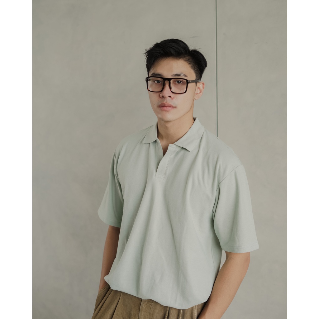 Kaos POLO OVERSIZE Pria Premium - ByBlank - Nara Oversize Polo