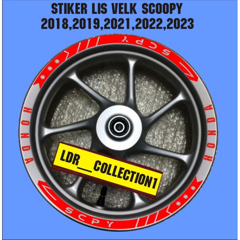 sticker cutting stiker variasi lis velk scpy honda scoopy