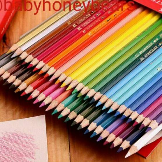 

Hot ン Pensil Warna Water Colour 48 Warna Faber Castell Free Kuas & Serutan