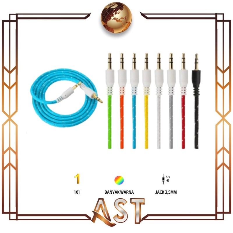 Kabel AUX  1x1 3,5 mm jack Audio 1x 1 murah