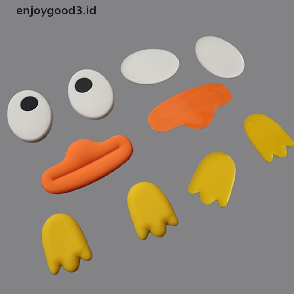 [Rready Stock] Silikon Bebek Kuning Kecil Ponsel case Perhiasan diy Aksesoris Kartun Tiga Dimensi Lucu Besar-billed duck patch Bahan Hias (ID)