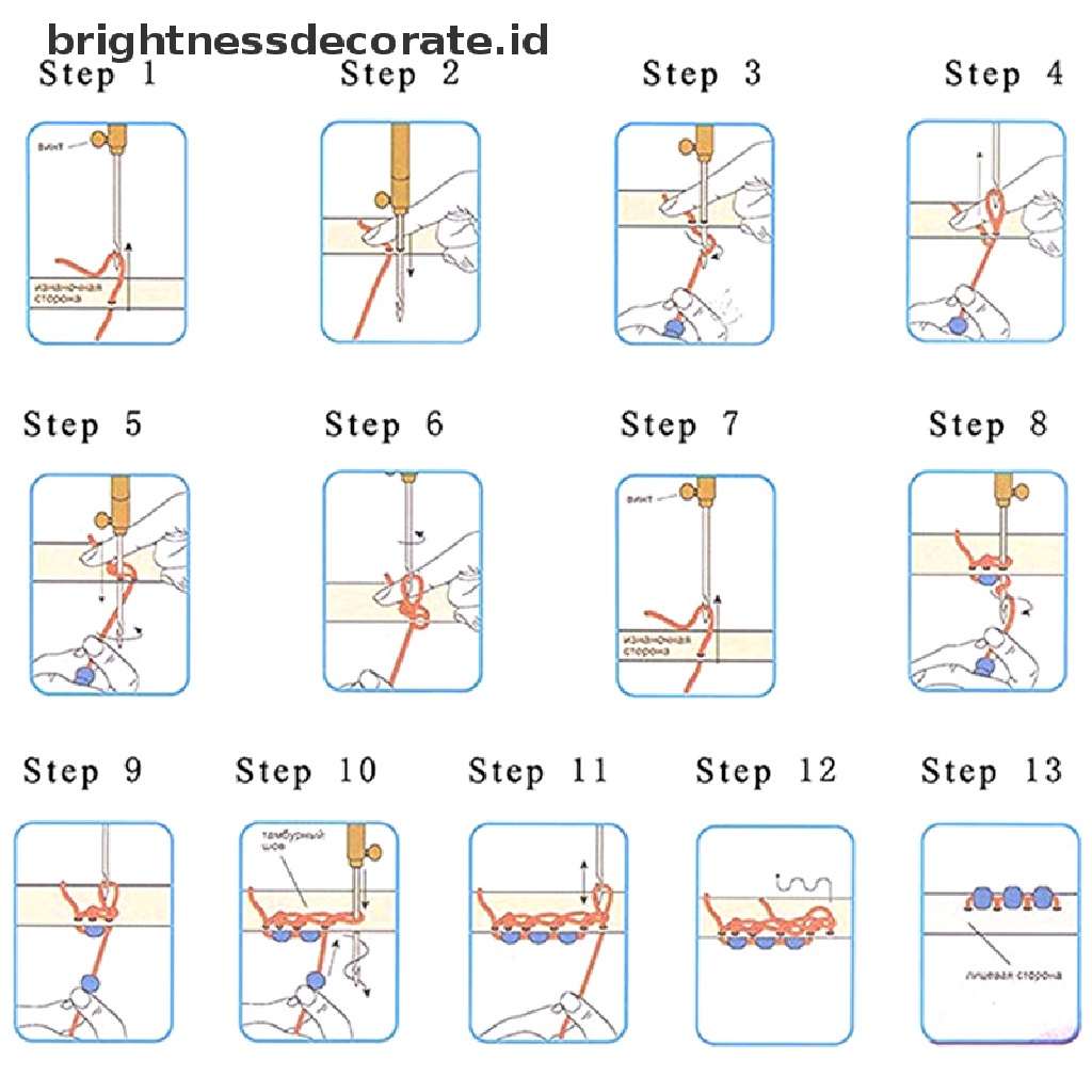 [Birth] Bordir Tambour Crochet Hooks Alat Rajut Dengan 3s French Crochet [ID]