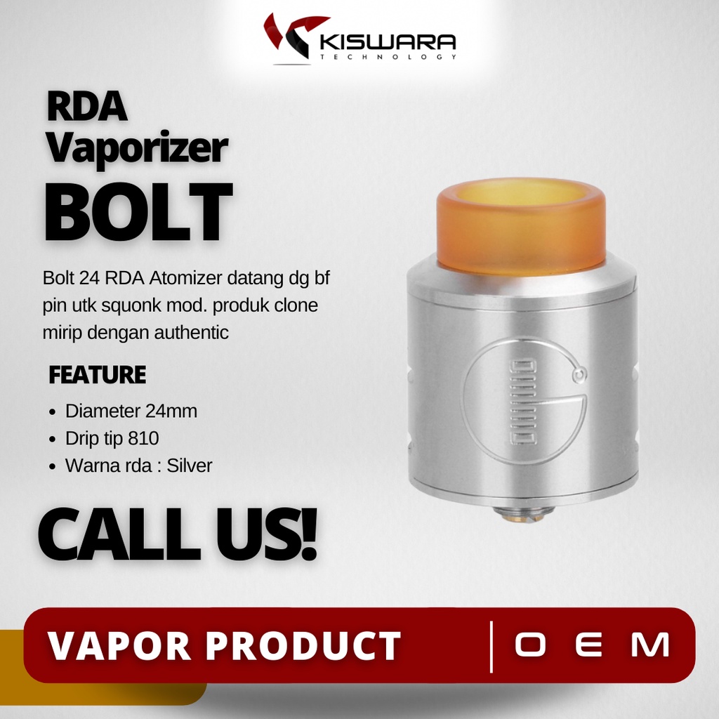 Bolt 24 RDA Clone SILVER