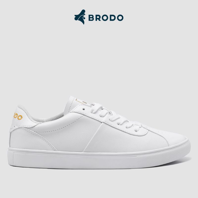 Sepatu Sneakers Brodo Corte All White