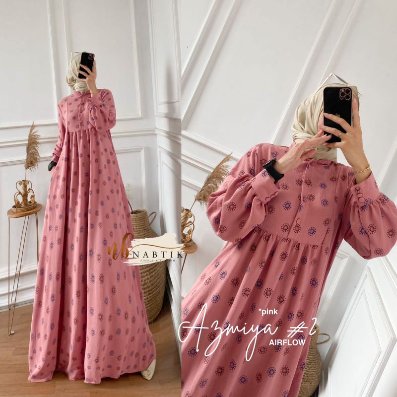 terbaru gamis muslimah Azmiya #2 original by nabtik