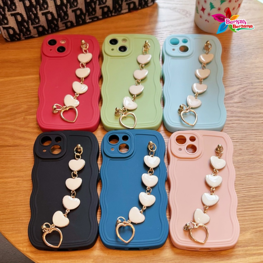 GC05 SOFTCASE GELOMBANG RANTAI LOVE FOR REALME C2 C1 3 5 5I 5S 8 8I 9 PRO PLUS 10 C11 C12 C25 C15 C17 7I C20 C11 2021 C21Y C25Y C30 C31 C33 C35 V23 NARZO 20 50I 50A PRIME BB7651