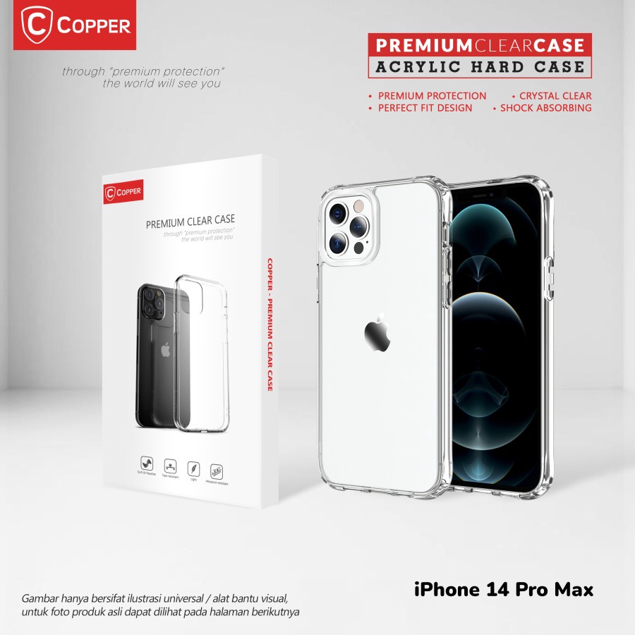 iPhone 14 Pro Max - COPPER Tempered Glass PRIVACY ANTI SPY