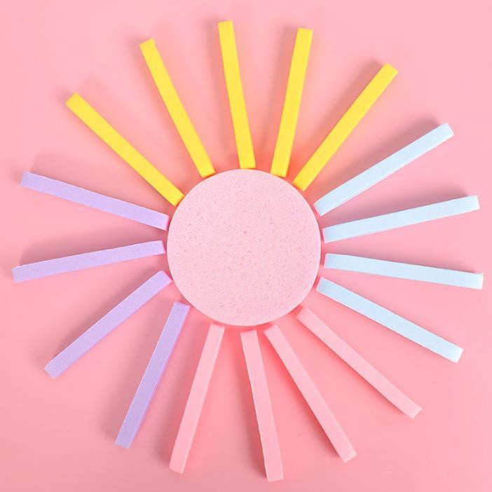 Spons Kentang/ Facial sponge / sponge kentang / spon kentang / sponge stik isi 12pcs