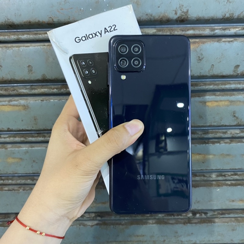 Samsung A22 6/128gb second bekas pakai resmi sein normal fullset