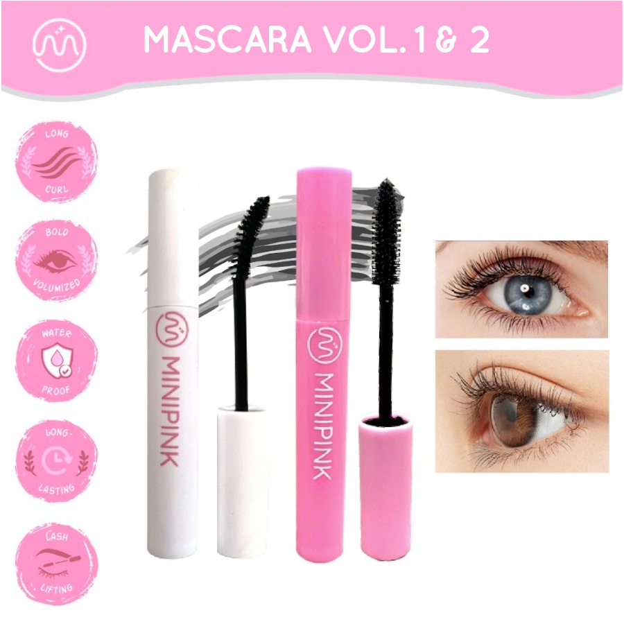 MINIPINK Maskara Long Waterproof Longlasting Mascara MP007