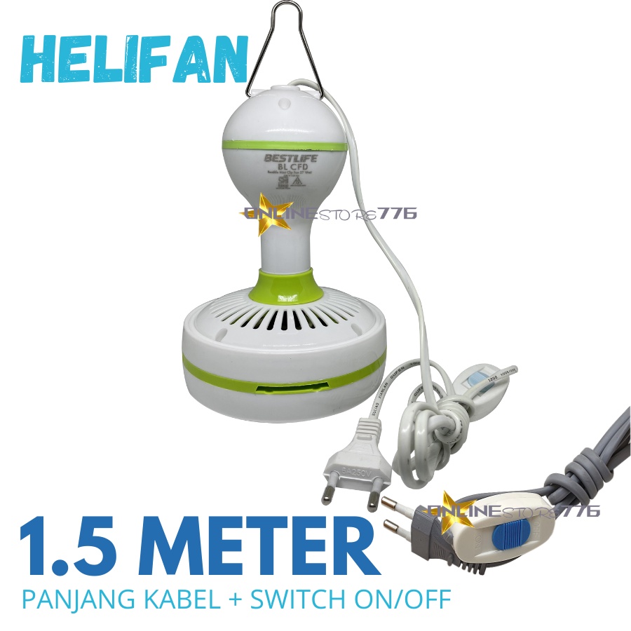 Onlinestore776 - KIPAS ANGIN GANTUNG 18W / KIPAS GANTUNG 18 WATT / CEILING FAN KENCANG TIDAK BERISIK