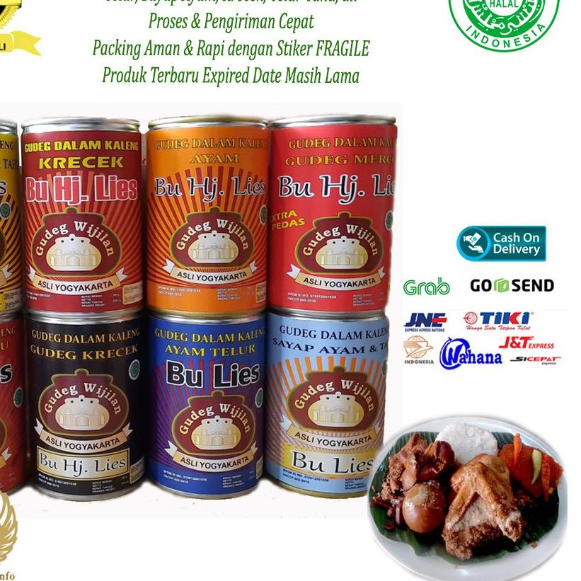 

Terbaru | TD4 | Gudeg Kaleng Wijilan Bu Lies All Varian Khas Jogja Special Promo