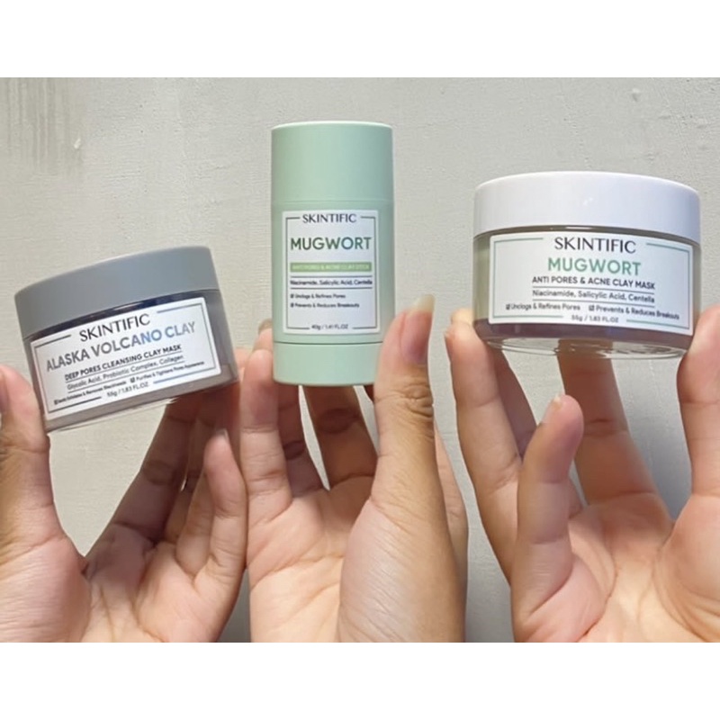 Jual [READY] SKINTIFIC CLAY MASK / SKINTIFIC MUGWORT CLAY MASK