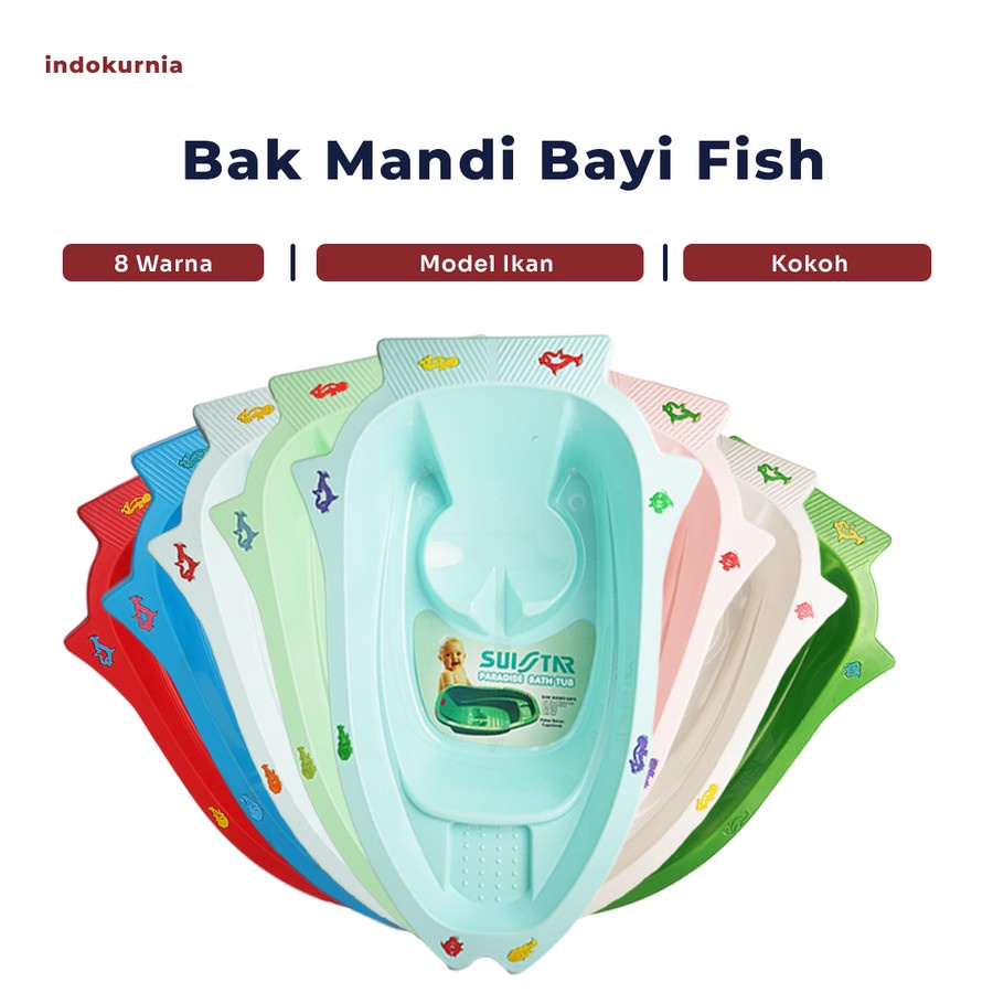 IK - BAK MANDI BAYI FISH BABY BATH TUB KOLAM BATHTUB BAYI TERMURAH