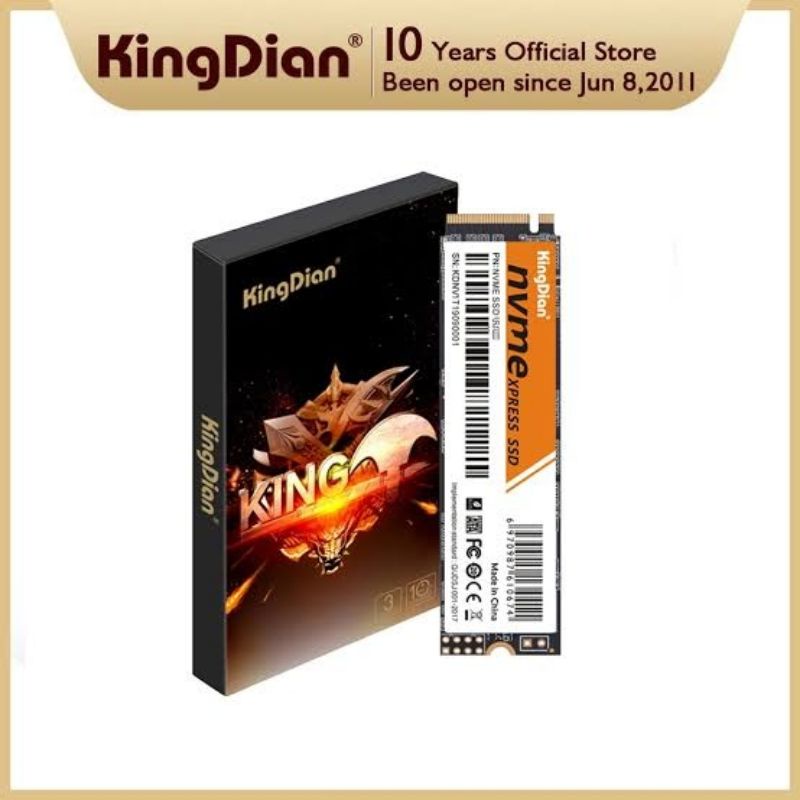 SSD M2 NVME 128GB 256GB 512GB 1TB 2280 KINGDIAN ORIGINAL GARANSI RESMI