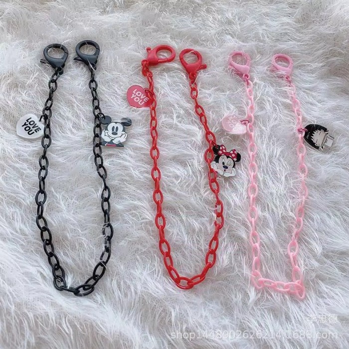 

mickey mouse tali masker karet lanyard strap anti hilang kalung masker MURAH