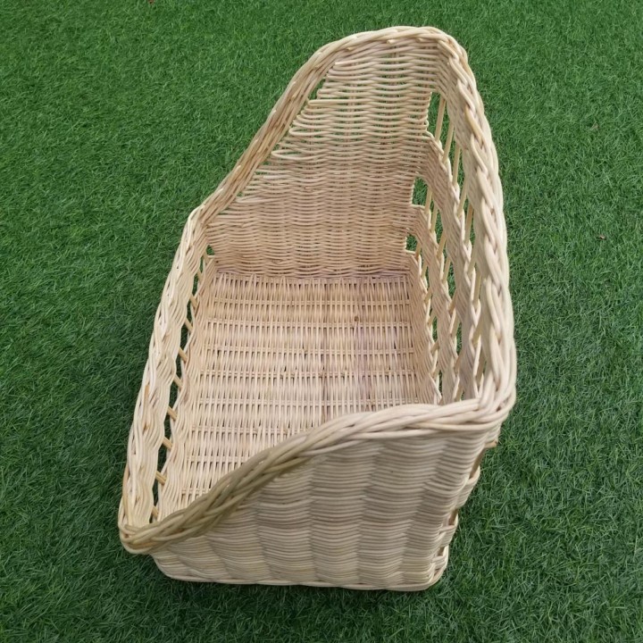 66 Kerajinan Tangan Rotan - Keranjang Parsel Sepeda Depan v2 - 35x25x30cm