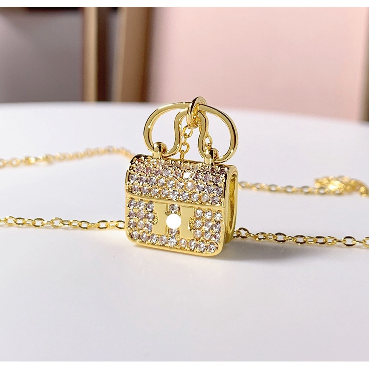 KALUNG TITANIUM WANITA LIONTIN TAS KALUNG WANITA KOREA MODEL TERBARU