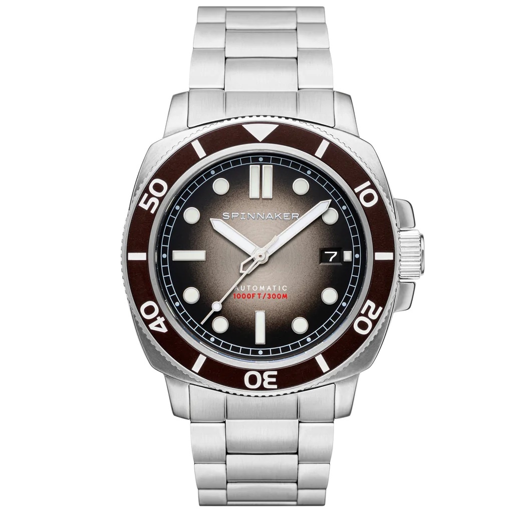 Spinnaker Hull Diver Jam Tangan Selam Stainless Steel