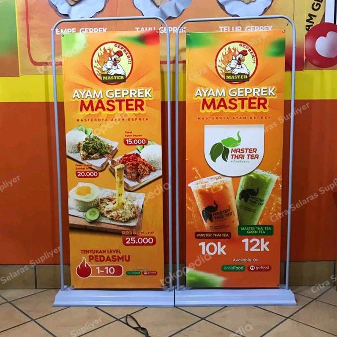 DoorFrame Banner / Stand Banner / Frame Stand Banner Besi