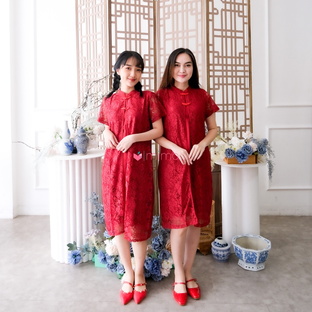 Celosia Cheongsam Dress (Imlek Collections)