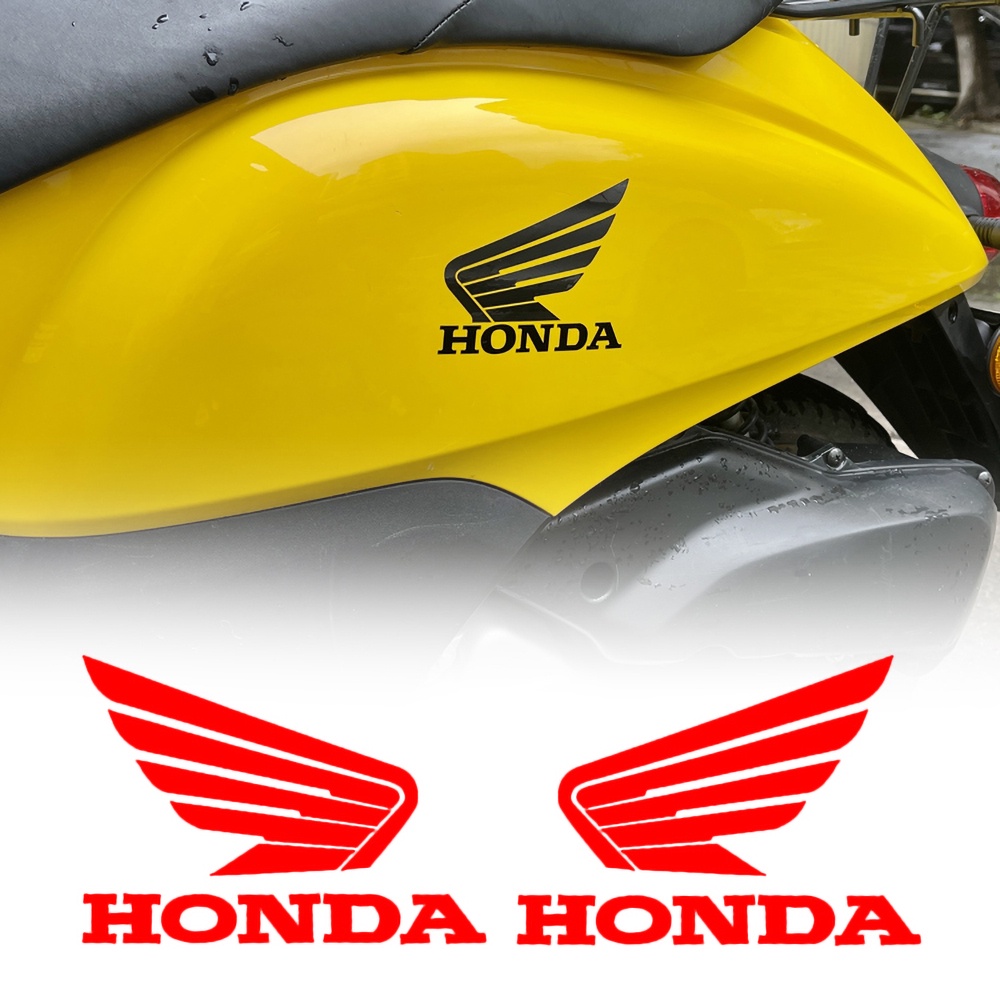 1 Pasang Stiker Reflektif Sepeda Motor Honda Wing Fuel Tank Cover Kaca Depan Bodi Sepeda Motor Dekoratif Decal Untuk Honda CB400X CBF190R 300R NX125